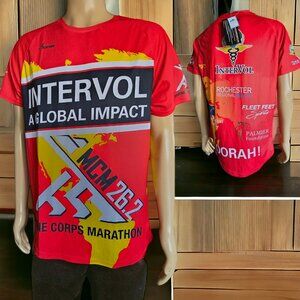 NWT SCIMATAR ( L ) Running / Soccer / Athletic Short Sleeve Shirt